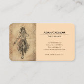 タロット読み取りヒーラー難解で巧妙な名刺 名刺 (正面)