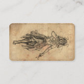 タロット読み取りヒーラー難解で巧妙な名刺 名刺 (裏面)