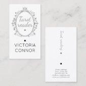 タロット読み取り心理中エネルギーヒーリング 名刺 (正面/裏面)