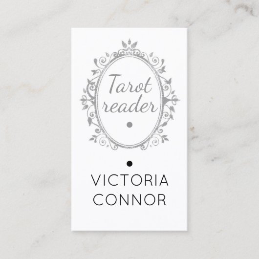 タロット読み取り心理中エネルギーヒーリング 名刺 (正面)