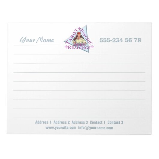 タロット読ズ – メモ帳 (正面)