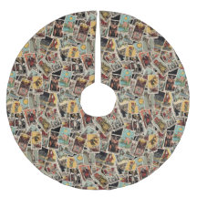 タロット車クリスマスツリースカート – ヴィンテージパターン