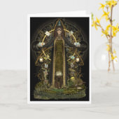 タロット魔女 カード (黄色い花)