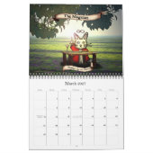 タロット2011のカレンダーのバニー カレンダー (3月 2027)