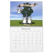 タロット2011のカレンダーのバニー カレンダー (2月 2027)