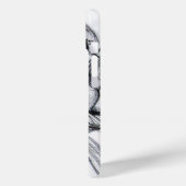 タロット・アンティークファンタジーグロテスク型マスク白黒 Case-Mate iPhoneケース (裏面 / 左)
