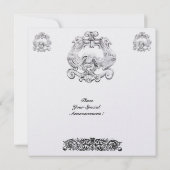 タロット/アンティークフィレンツェ白黒 招待状 (裏面)