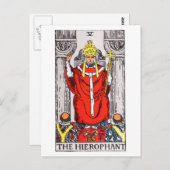 タロット・ハイエロファント ポストカード (正面/裏面)