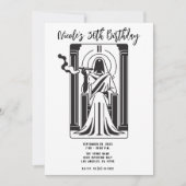 タロット ハイプリエステス 大麻を吸う オカルト 招待状 (正面)