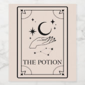 タロット ミスティック フォーチュン ワイン ラベル (シングルラベル)