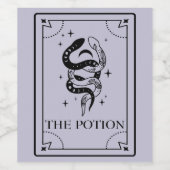 タロット ミスティック フォーチュン ワイン ラベル (シングルラベル)