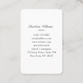 タロット・ユニバースウーマン 名刺 (裏面)