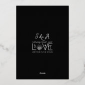 タロット〔占星術の〕十二宮図サイン悪い目ブラックシテラス結婚ズ 箔招待状 (裏面)