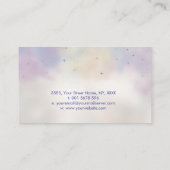 タロット/月と結晶を使用したOracleカード 名刺 (裏面)