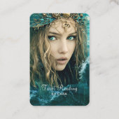 タロット、神秘的な女性 名刺 (正面)