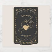 タロット 秘教的運勢 スパークリングワインラベル (シングルラベル)