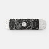 タロット，魔女，〔占星術の〕十二宮図サイン，宇宙，魔法，月 スケートボード (横)