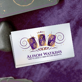 タロット/Oracleカードのゴールデンオーナメント 名刺