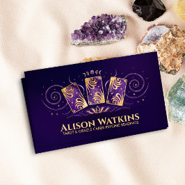 タロット/Oracleカードのゴールデンオーナメント 名刺