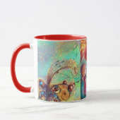 タロッ失ったツシャドウ、恋人バレンタインデーハート マグカップ (左)