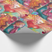 タロッ失ったツシャドウ、恋人バレンタインデーハート ラッピングペーパー (角)