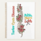 タロフサイスト病懸命カバーノートブック プランナー手帳 (正面)