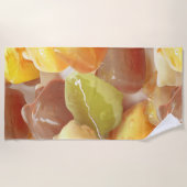 タロボールデザートイラストレーション ビーチタオル (正面)