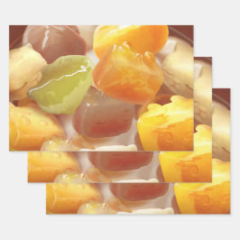 タロボールデザートイラストレーション ラッピングペーパーシート