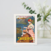 タロワール。アヌシー湖　ヴィンテージポスター 1910年 ポストカード (スタンド正面)