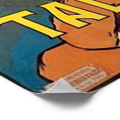 タロワール、アネシー湖、ピクニックでカップル、ヴィンテージ ポスター (角)