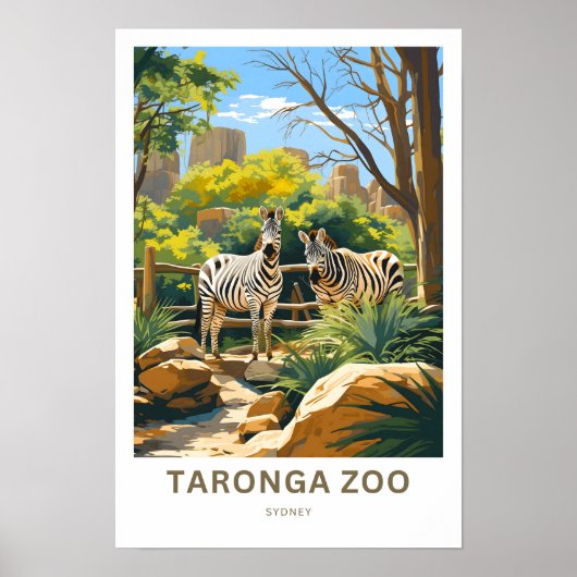 タロンガズーシドニートラベルプリント ポスター (正面)