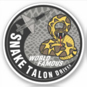 タロンドライバーパッチステッカー シール (正面)