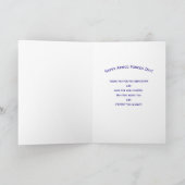 タワイライトのアメリカ国旗 カード (内部)