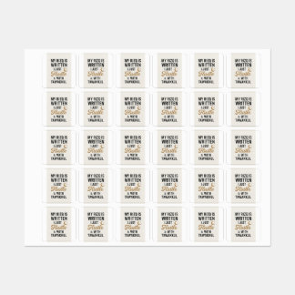 「タワクルとの喧騒 – 信仰に基づくイスラムデザイン ラベル