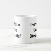 タワクル=究極のストレスレリーフ、 浮き彫り コーヒーマグカップ (中央)