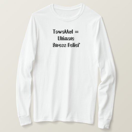 タワクル=究極のストレスレリーフ、 浮き彫り Tシャツ (デザイン正面)