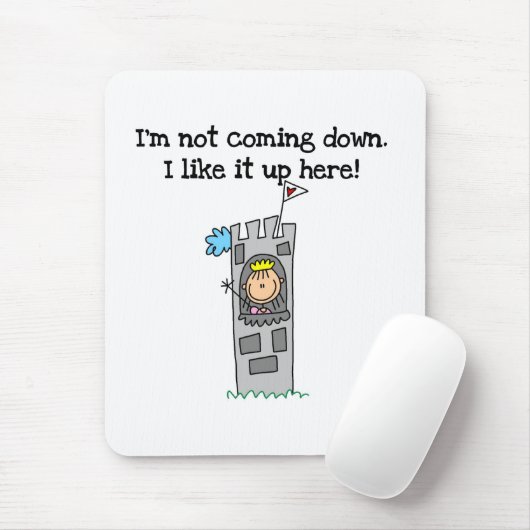 タワーのユーモアのあるなプリンセス マウスパッド (マウス)