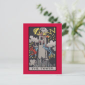 タワーの占いカードのイメージ ポストカード (スタンド正面)