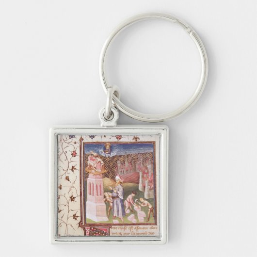 タワーの建物をの監督するNimrod キーホルダー (正面)