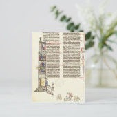 タワーの氏21 f.167vの建築 ポストカード (スタンド正面)