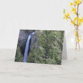 タワーの滝、イエローストーン国立公園、ワイオミング カード (黄色い花)