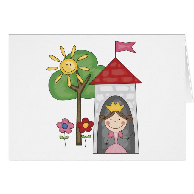 タワーのTシャツおよびギフトのプリンセス (正面横)