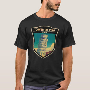 タワーオブピサイタリア旅行アートヴィンテージ Tシャツ