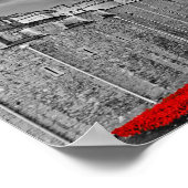 タワーオブロンドンポピーズレッドポピー ポスター (角)