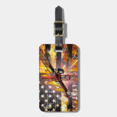 タワークレーンの操作者旗 ラゲッジタグ (正面縦)