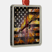 タワークレーン操作旗 メタルオーナメント (右)