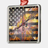 タワークレーン操作旗 メタルオーナメント (左)