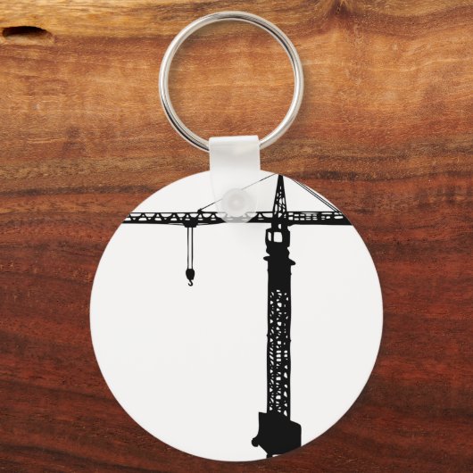 タワークレーン格子 キーホルダー (正面)