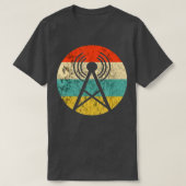 タワーシグナルハムラジオヴィンテージレトロハムラジオオープン Tシャツ (デザイン正面)