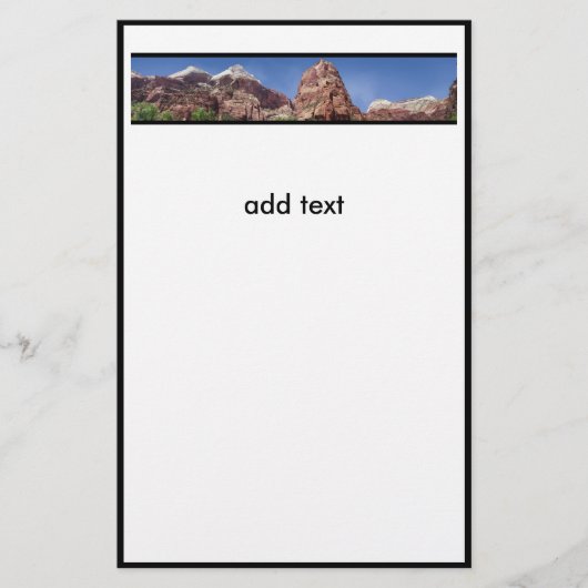 タワーズオブザヴァージンパノラミック 便箋 (正面)